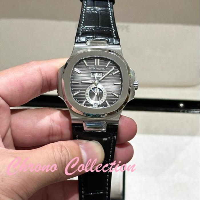 Jam tanganPatekPhilippeReplica Watch Nautilus 5726G Gray Dial PPF Factory 40mm