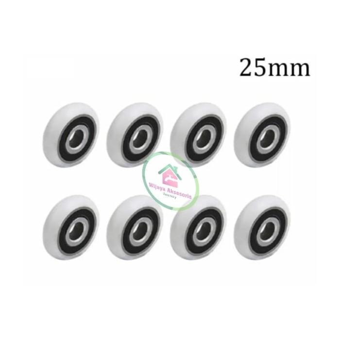 Roda Shower Pintu Kaca Kamar Mandi 25mm/Roda Pintu Kamar Mandi Sliding