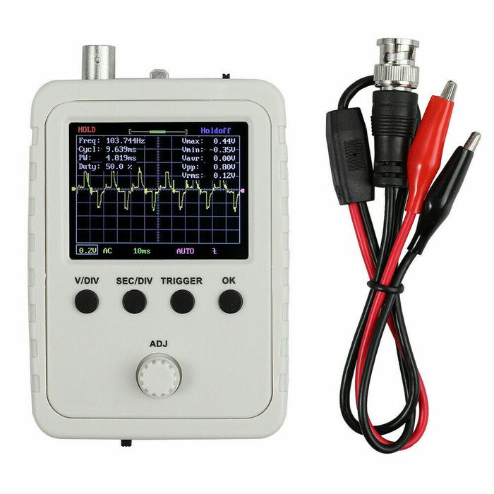 Osiloskop Digital DSO150 Rakitan Las Penuh 2.4 "Tampilan LCD dengan