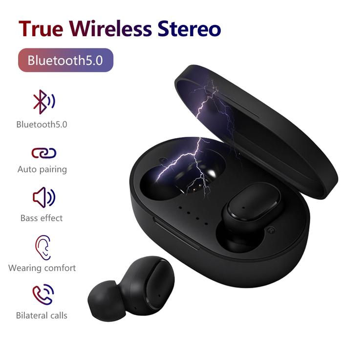 Headset Handsfree Bluetooth, Inpods I12 TWS Earphone Nirkabel