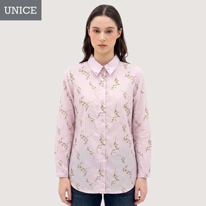 UNICE - Rosy Garden Shirt (UNS - 1132) - Kemeja Wanita