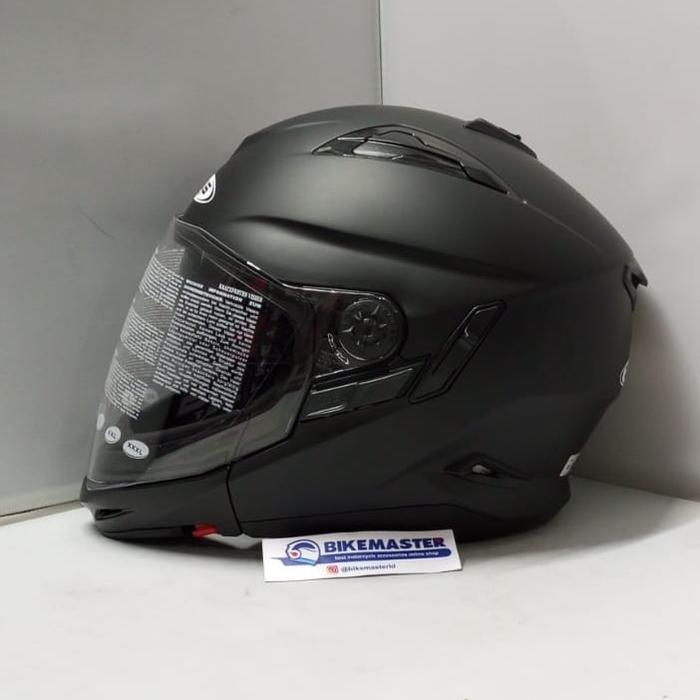 Helm Zeus Zs-613C Matt Black + Chinbar