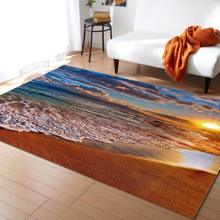 The Sea By The Sea Outdoor Carpet Music Design Rug Bedroom Decor