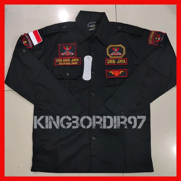 Kemeja Grib Jaya/Seragam ormas Grib Jaya/Kemeja lapangan Grib Jaya