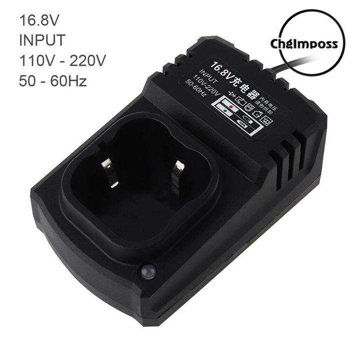 Chsmposs Obeng Listrik Multifungsi 12V, Adaptor Dapat Diisi Ulang