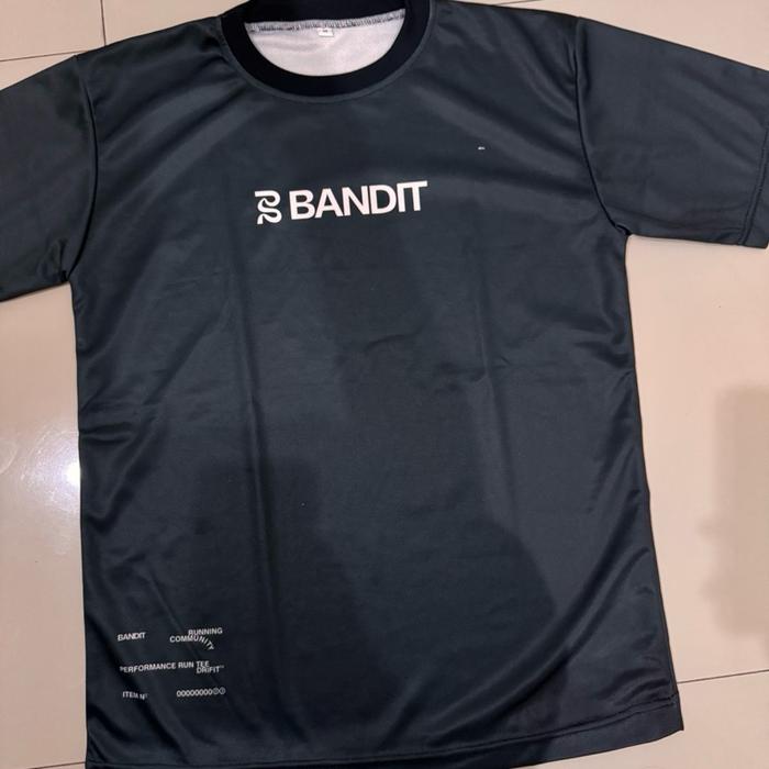 Kaos Running Bandit Hitam Preloved