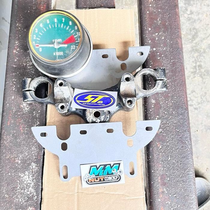 Breket sepedometer cb 125 pnp segitiga trs hand made st nganjuk