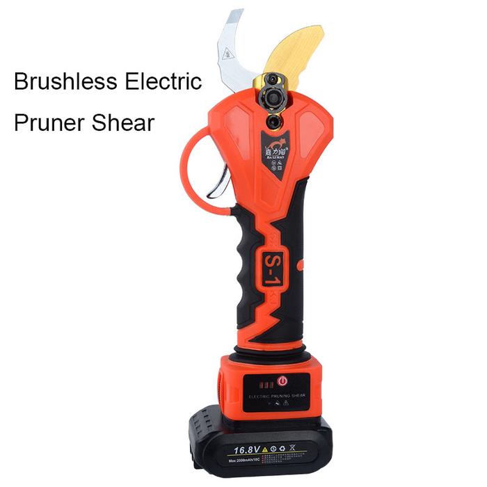 Brushless Electric Pruner Shear Garden Pruner Branch Cutter Fruit Tree Bonsai Pruning Tool Branches 