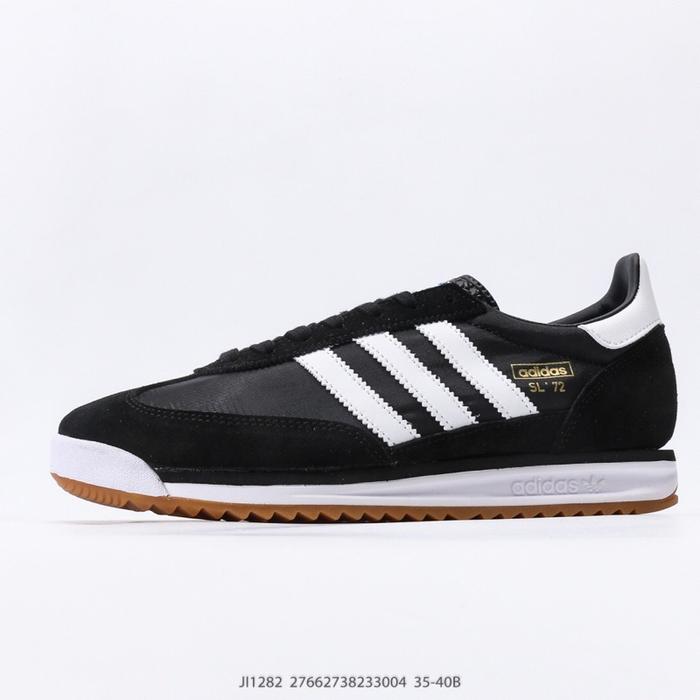 Adidas SL72 RS Hitam Putih Sepatu Casual untuk Pria dan Wanita - Shoes