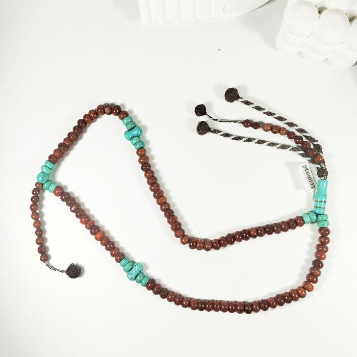 Tasbih Kokka Mix Batu Pirus 100 Butir Original Mesir Premium