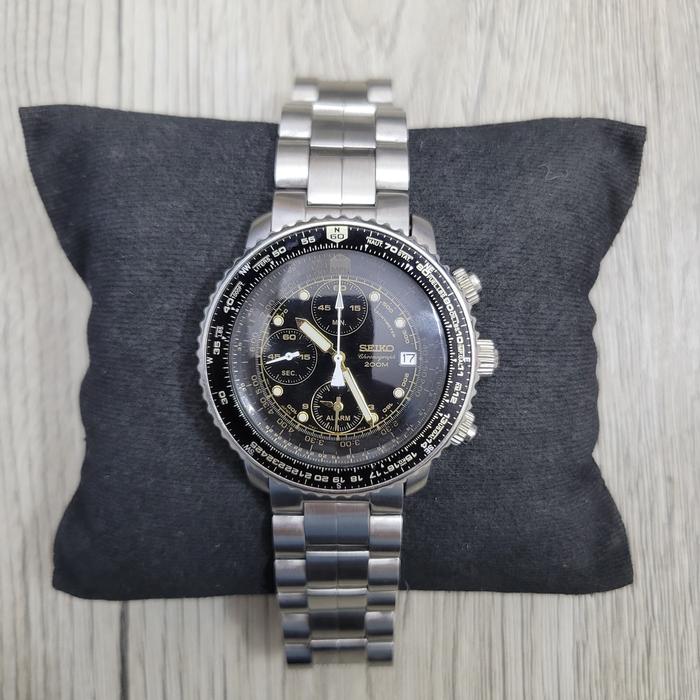 Jam Tangan Seiko Flightmaster Pilot SNA414