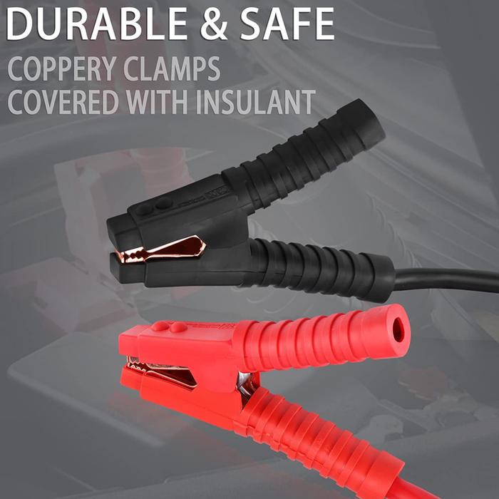Kabel Jumper Aki Mobil 4M Alat Jemper Aki Pure Copper Kabel Starter Jumper Untuk Motor/Mobil