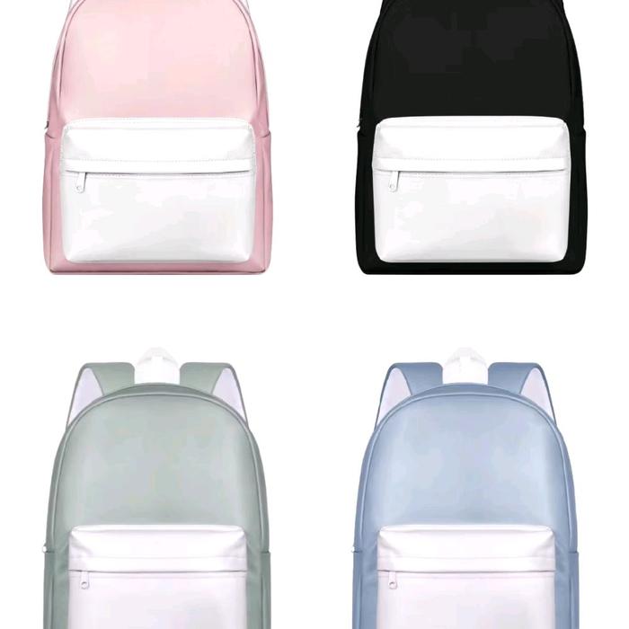 Tas Ransel Backpack Semi Leather || Tas Ransel Backpack Leather