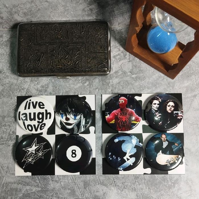 Pin Button Bundle Y2K Emo Grunge Skena Edition