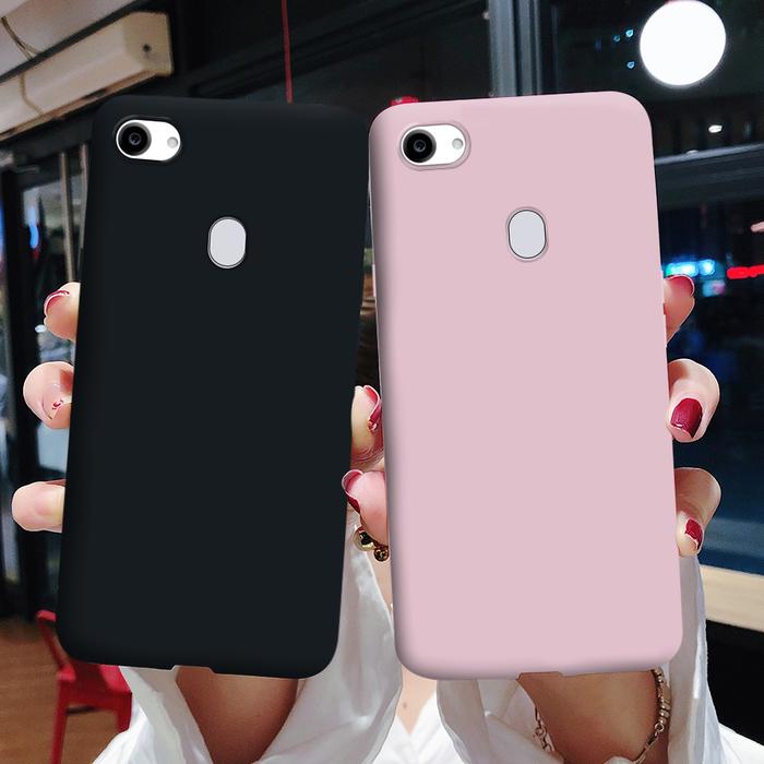 For OPPO F5 Case Candy Color Soft Silicone TPU Back Cover For OPPO F5