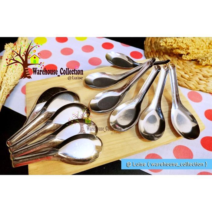 Sendok Bebek Stainless / Sendok Es Campur/ Sendok Bebek - Di jual per pcs - satuan