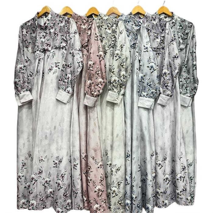 TIFF GAMIS MOTIF TULIP/GAMIS MOTIF BUNGA/GAMIS WANITA MOTIF BUNGA/GAMIS KONDANGAN/GAMIS WANITA/GAMIS