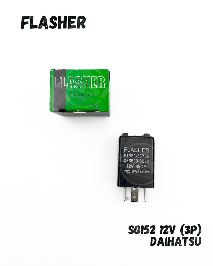 FLASHER DAIHATSU SG152  12V  3P CT 108