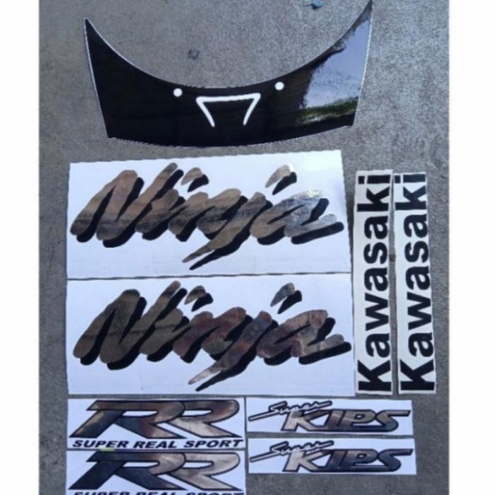 Stiker ninja rr old custom warna OSEAN