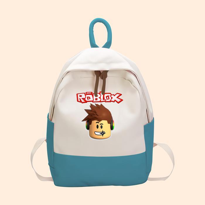 OBRAL Tas Anak Game Roblox Robux Ransel Anak SD TK Kantong Backpack Karakter Anak ROB-01