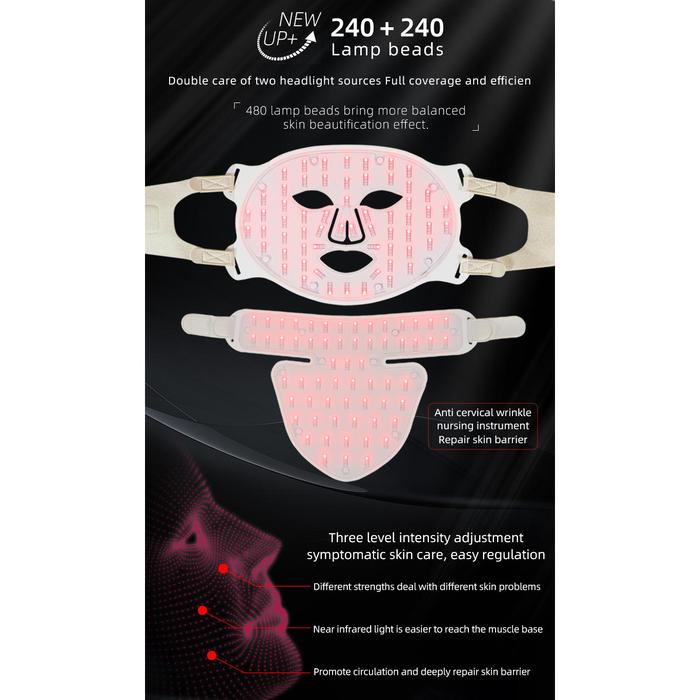 4 Colors Led Facial Mask Led Korean Photon Therapy Mask Machine Light