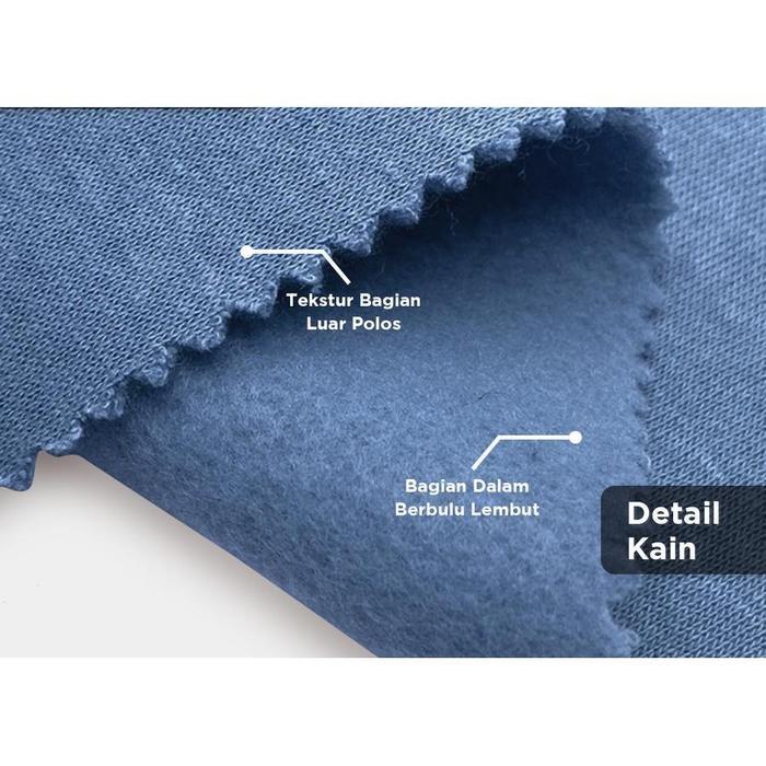Kain Fleece PE Bahan Fleece Poly Fleece Sweater Potongan 0.5Kg