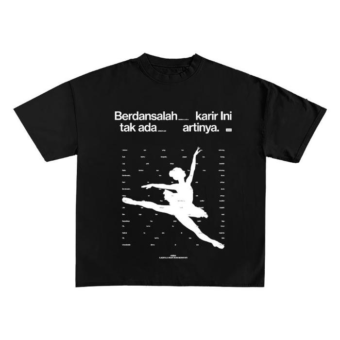 [COD]KAOS HINDIA LYRIC | T-SHIRT COMBED PREMIUM UNISEX | KAOS BAJU BAND HINDIA
