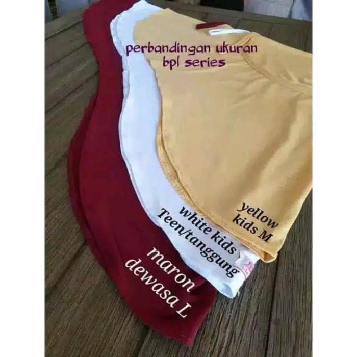 Miulan Hijab instan anak 7-10 tahun jilbab bergo serut anak Miulan BPL teen