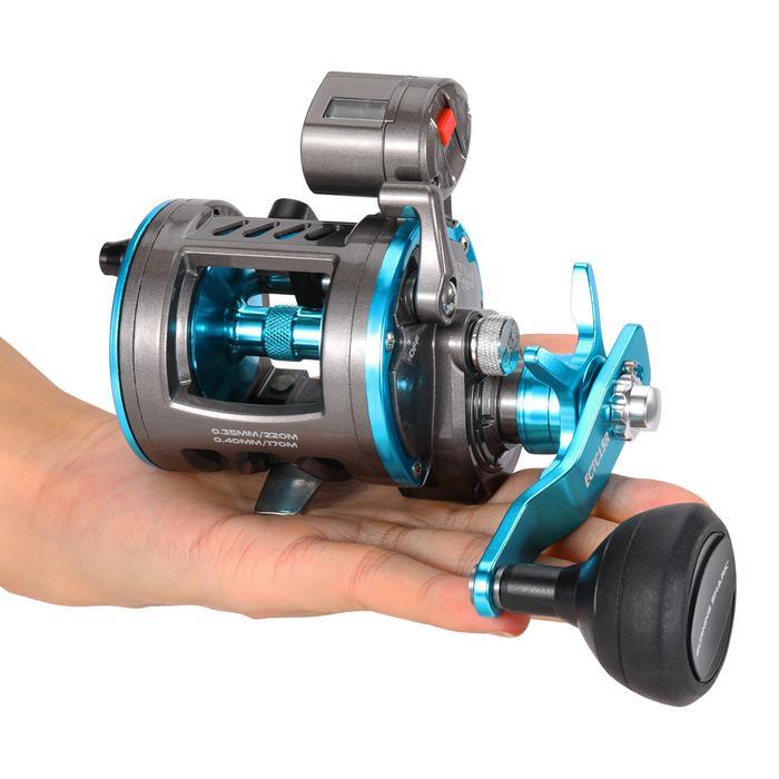 new - sougayilang【jakarta spot】reel pancing tangan kiri trolling level wind graphite body, stainless
