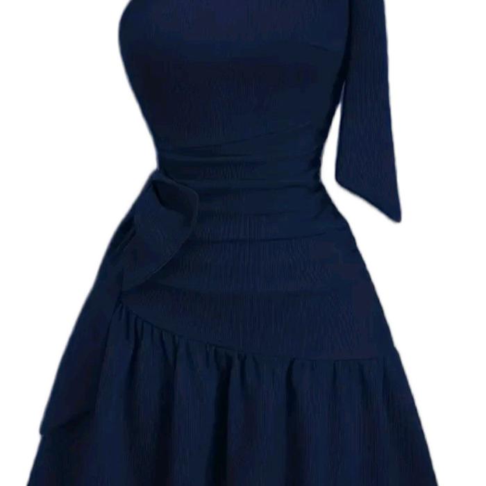 Dress prelove atasan prelove Wanita Gaun Midi Pesta Panjang Remaja