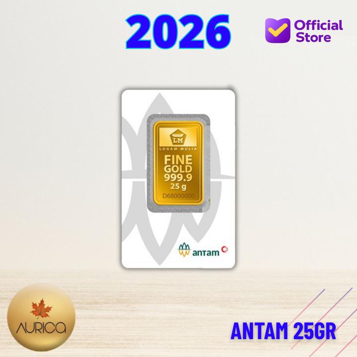 Logam Mulia Antam Vacum (LM Antam) 25 Gram