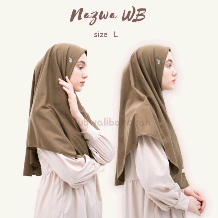 KERUDUNG NAZWA WB. BY NAZWA HIJAB  KERUDUNG HIJAB NAZWA WB WANITA KEKINIAN TERBARU DAN BERVARIASI