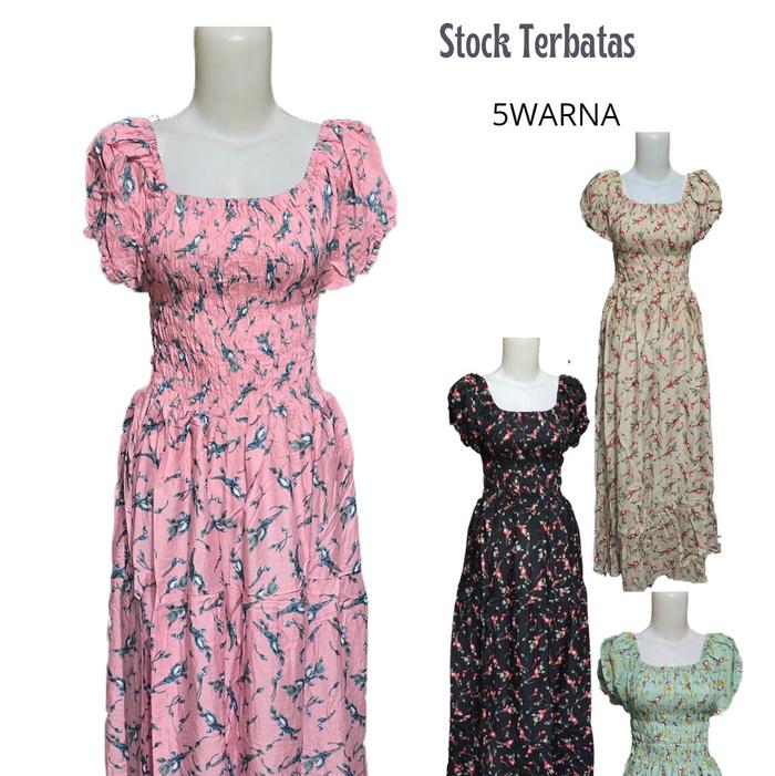 dres semok panjang bungga