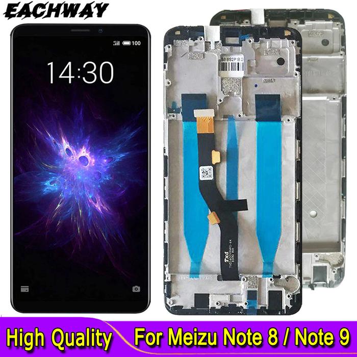 6.0" For Meizu Note 8 M822H LCD Screen Touch Panel Digitizer 6.2" For