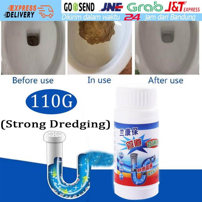 Wild Tornado / Anti Sumbat Bubuk Pipa Mampet Tersumbat / Sink & Drain Cleaner / Dredging Agent