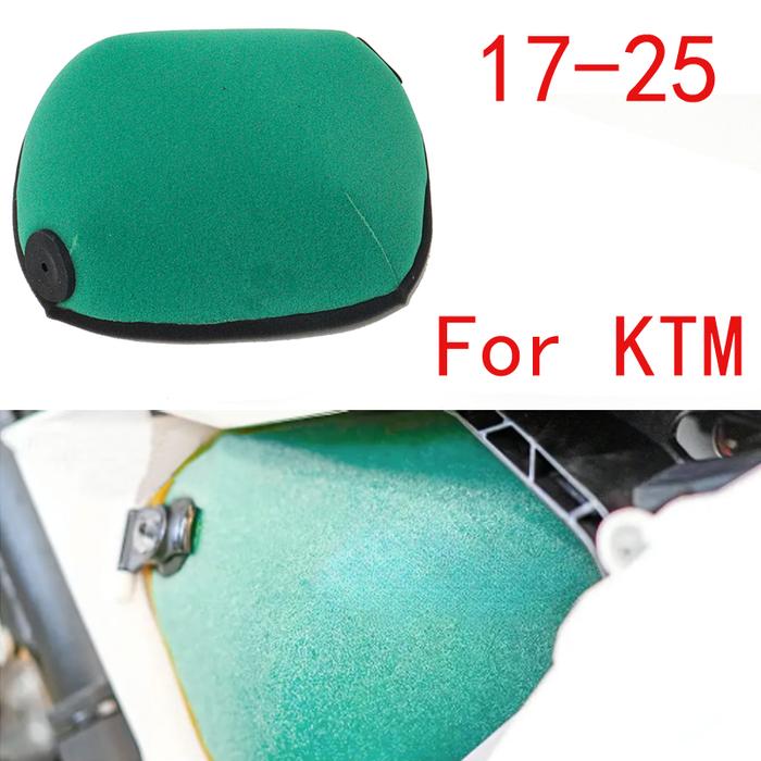 Motorcycle 2017-2025 Air Filter Sponge Dust Cover For KTM Husqvarna GasGas KAYO XC XCF EXC FC FX TC 