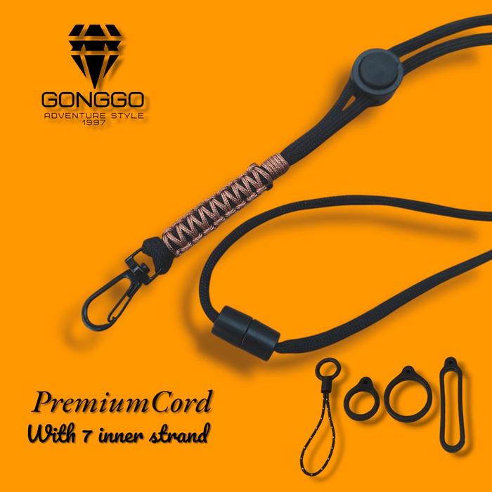 Gonggo_ Tali Lanyard paracord premium Gantungan Multifungsi cocok untuk Vape, Hp,id card ,Korek Gas,