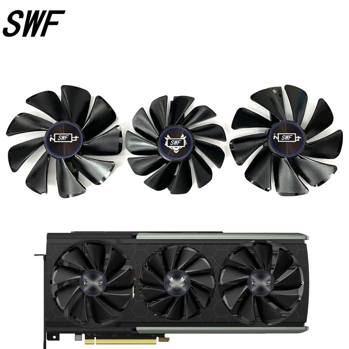 FD10015M12D FDC10H12D9-C CF1015H12D CF9010H12D Cooling Fan For Sapphire RX 5700 5700XT 8GB NITRO Gra