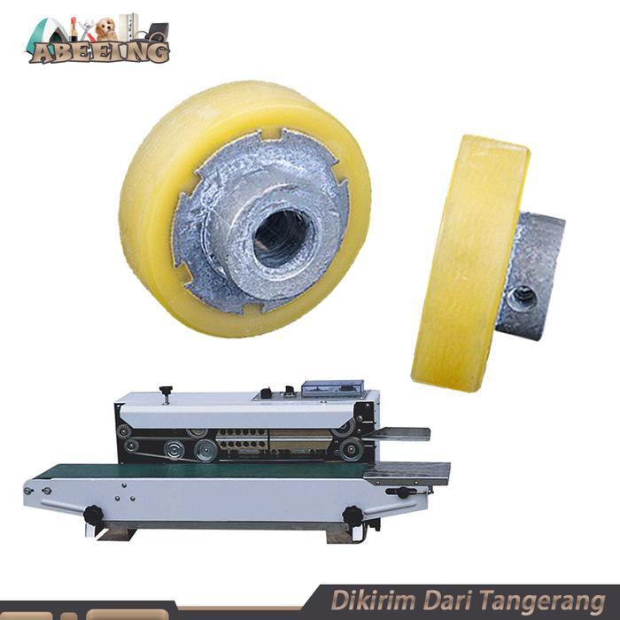 Roda Roll Karet Rubber Wheel Mesin Countinuos Band Sealer