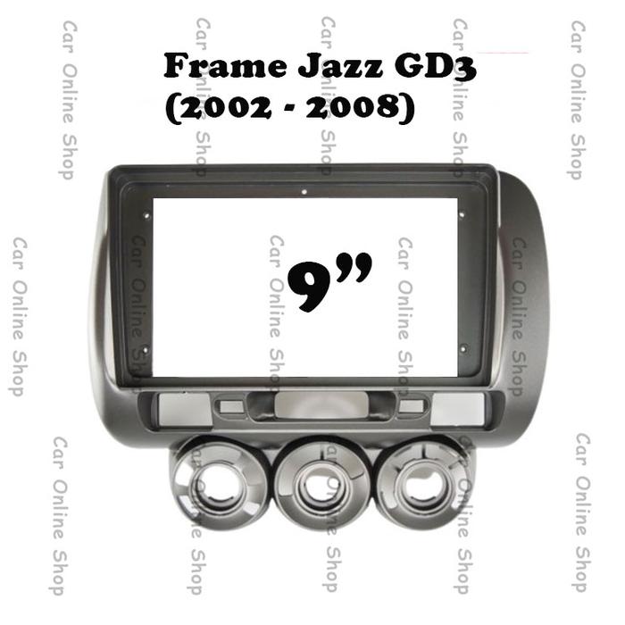 Frame Oem 2002 2007 Honda Jazz City Gd3 Head Unit Android 9 Inch Universal 2003 2004 2005 2006