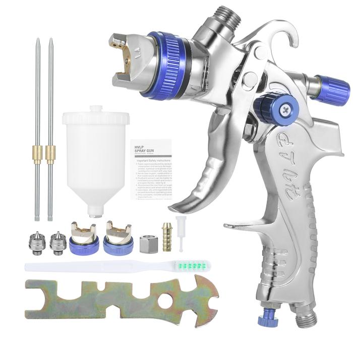 Professional Gravity Feed Air Spray Gun HVLP Sprayer Paint Gun