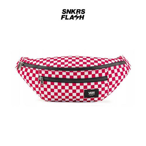 Tas Pinggang Unisex VANS WARD CROSS BODY PACK CHILI PEPPER CHECKERBOARD - VN0A2ZXX976