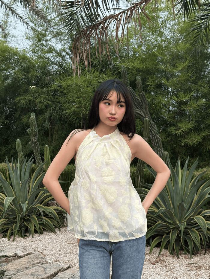 SVELTES | ROSIE TOP - Halter Backless Top | Halter Top | Backless Top | Floral Top