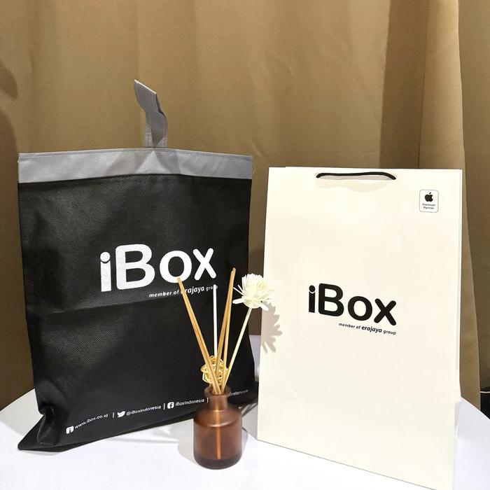 Tas Belanja iBox Tote Bag untuk Pembungkus Kado, Muat Berbagai Ukuran Kotak