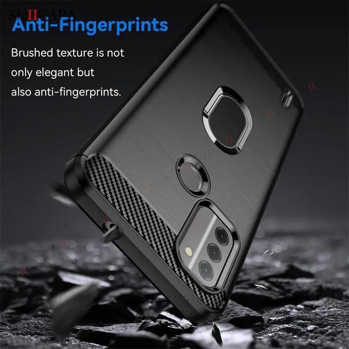 [HANYA CASING !] Phone Case Compatible With CASE NOKIA C21 PLUS / C31 CASE CARBON RUGGED ARMOR ANTI 