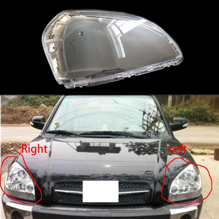 For hyundai tucson 2006-2012 front headlamps transparent lampshades