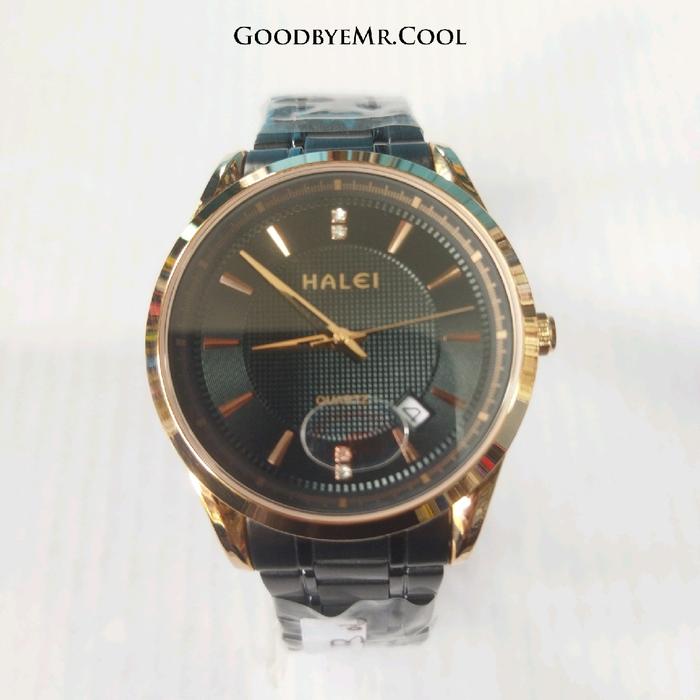 Jam Tangan Halei rose gold original
