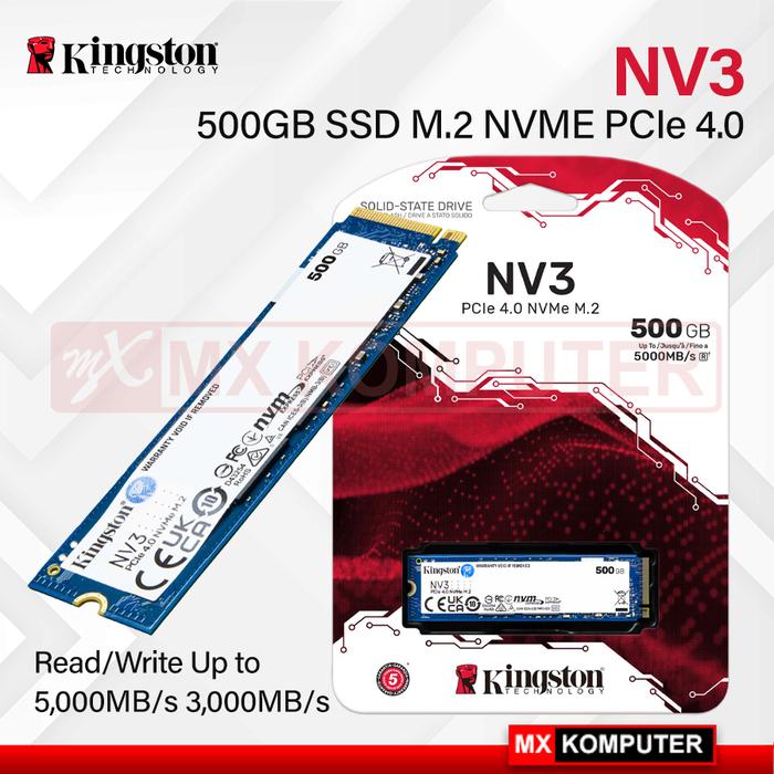 SSD M.2 NVME 2280 PCIe Gen 4 KINGSTON NV3 500GB