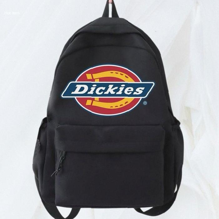 Tas Ransel Backpack Hitam Dickies Distro Kanvas Cordura D300 100% Premium / Tas Punggung Sekolah Ker