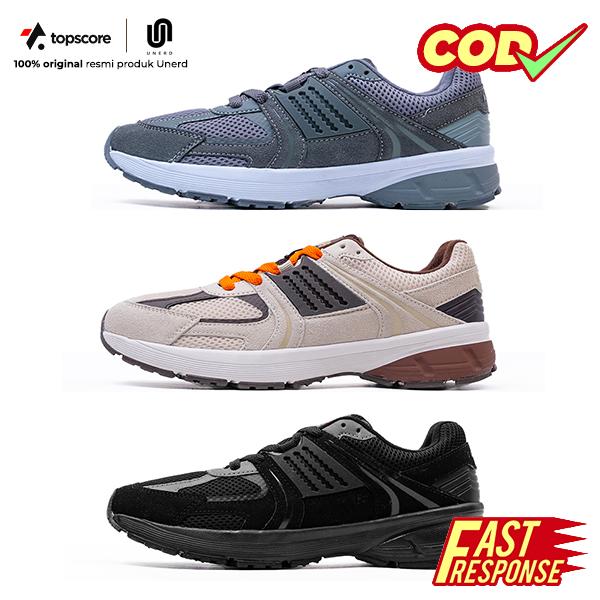 UNERD Sepatu Senakers RESO D1 Desert Kolaborasi Dochi Sadega Casual Shoes dengan Siluet Retro-Runner
